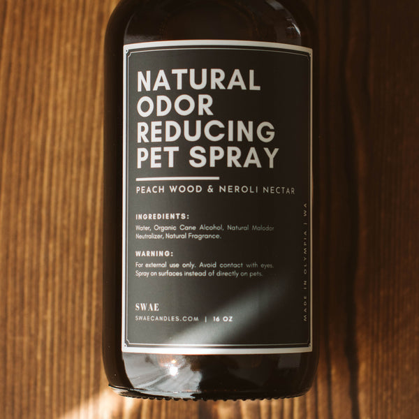Natural Odor Reducing Pet Spray (Peach Wood & Neroli Nectar)