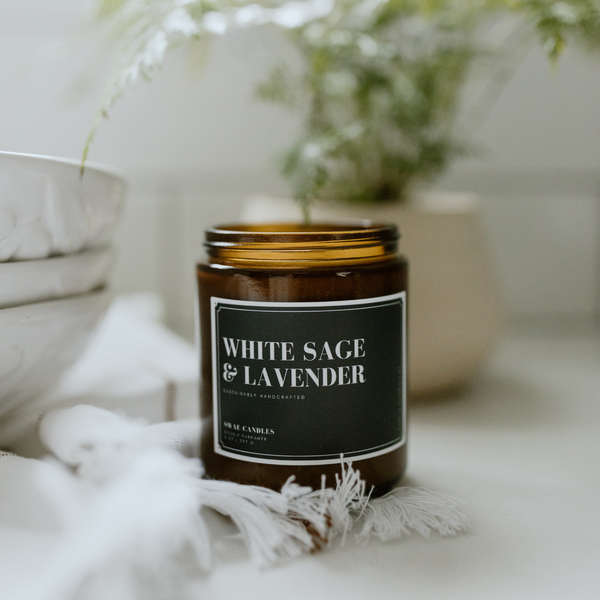 White Sage & Lavender Candle