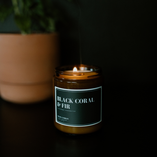 Black Coral & Fir Candle